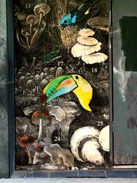 Tropical Lafayette Door (Detail)