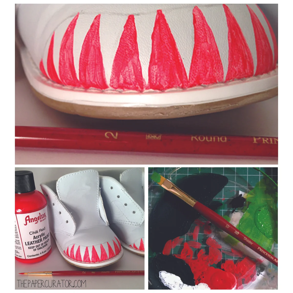 DIY CUSTOM PAINTED DINOSAUR SHOES — The Paper Curator