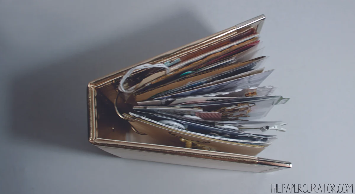 25 DAYS OF CHRISTMAS MINI ALBUM/ DECEMBER DAILY WEEK NO. 1 | THE PAPER CURATOR