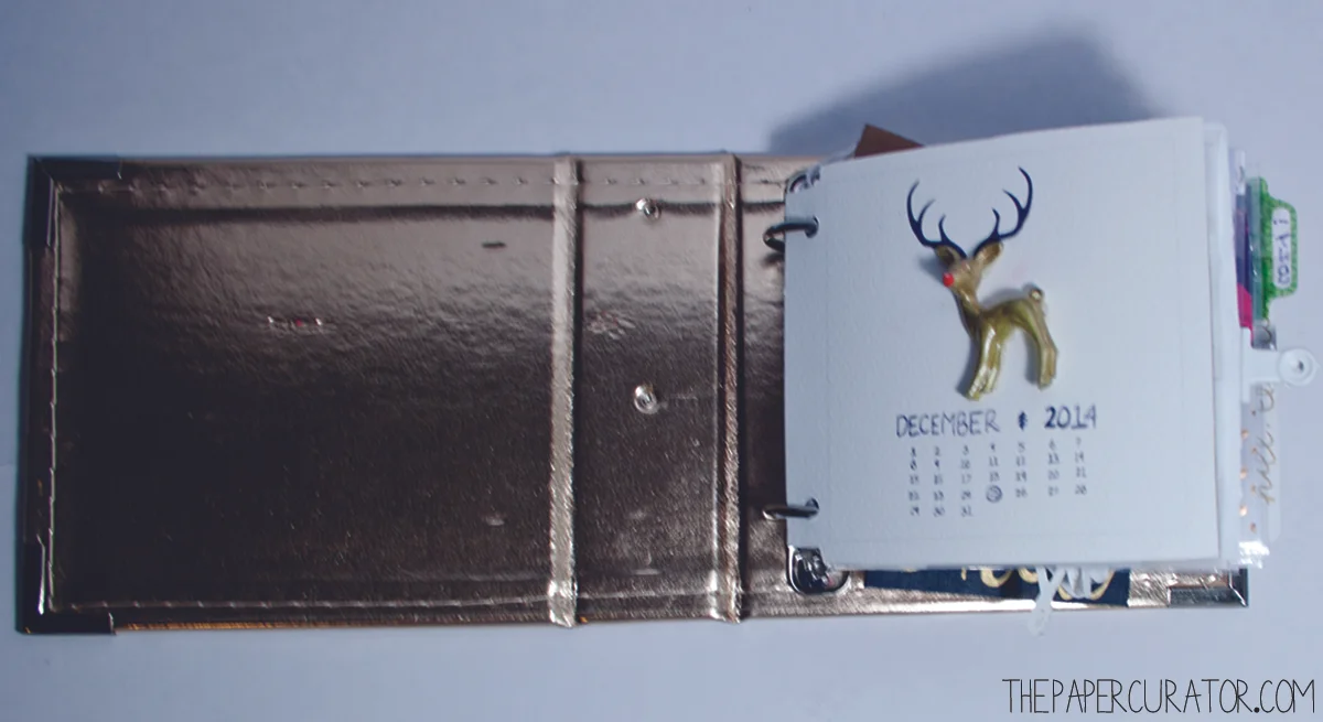 COVER PAGE 25 DAYS OF CHRISTMAS MINI ALBUM/ DECEMBER DAILY WEEK NO. 1 | THE PAPER CURATOR
