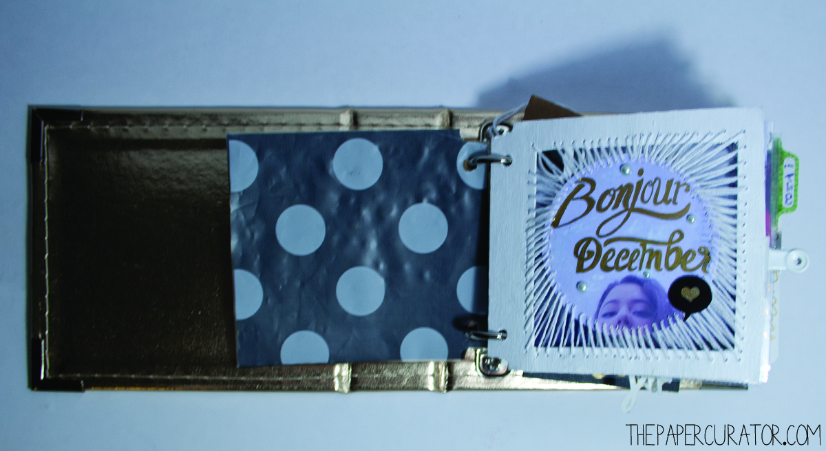 BONJOUR DECEMBER | 25 DAYS OF CHRISTMAS MINI ALBUM/ DECEMBER DAILY WEEK NO. 1 | THE PAPER CURATOR