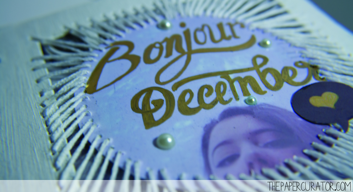 BONJOUR DECEMBER | 25 DAYS OF CHRISTMAS MINI ALBUM/ DECEMBER DAILY WEEK NO. 1 | THE PAPER CURATOR