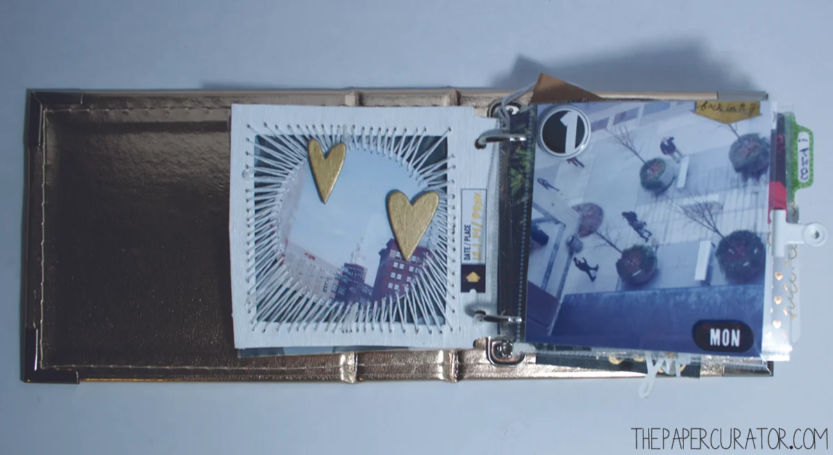 DECEMBER 1ST | 25 DAYS OF CHRISTMAS MINI ALBUM/ DECEMBER DAILY WEEK NO. 1 | THE PAPER CURATOR