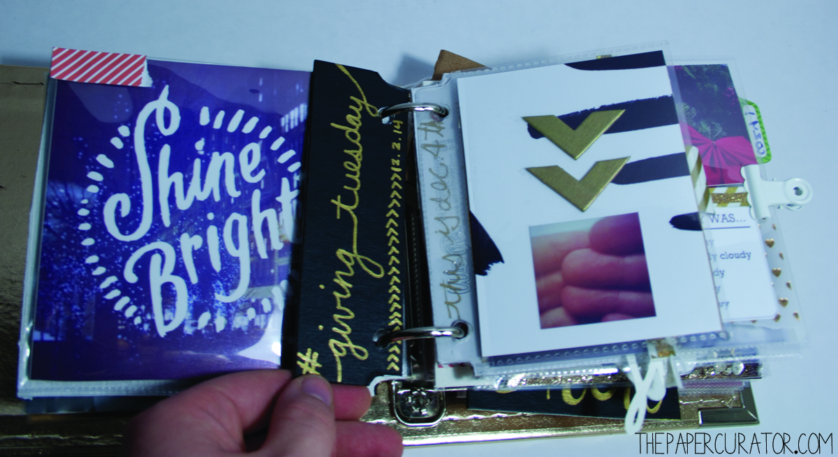 DECEMBER 2ND | 25 DAYS OF CHRISTMAS MINI ALBUM/ DECEMBER DAILY WEEK NO. 1 | THE PAPER CURATOR