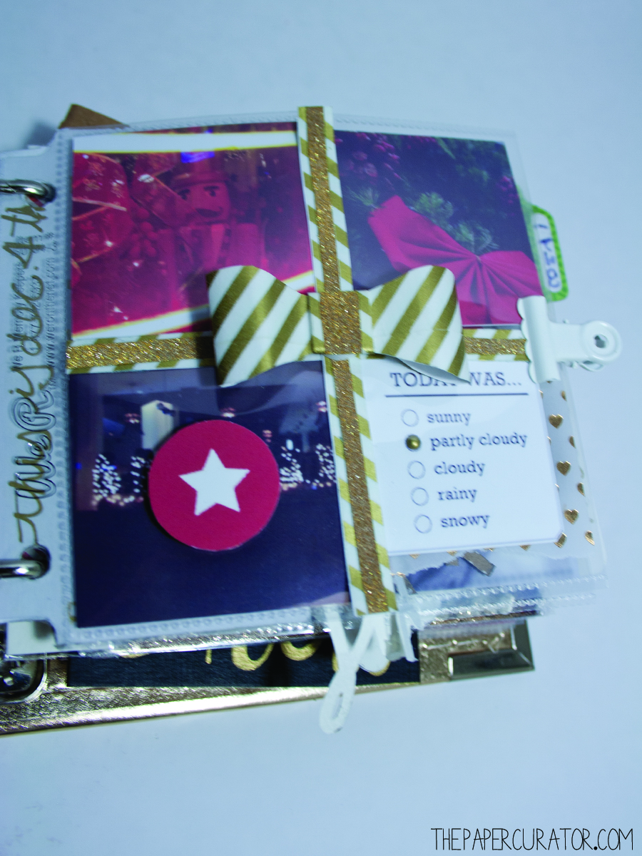 DECEMBER 3RD | 25 DAYS OF CHRISTMAS MINI ALBUM/ DECEMBER DAILY WEEK NO. 1 | THE PAPER CURATOR