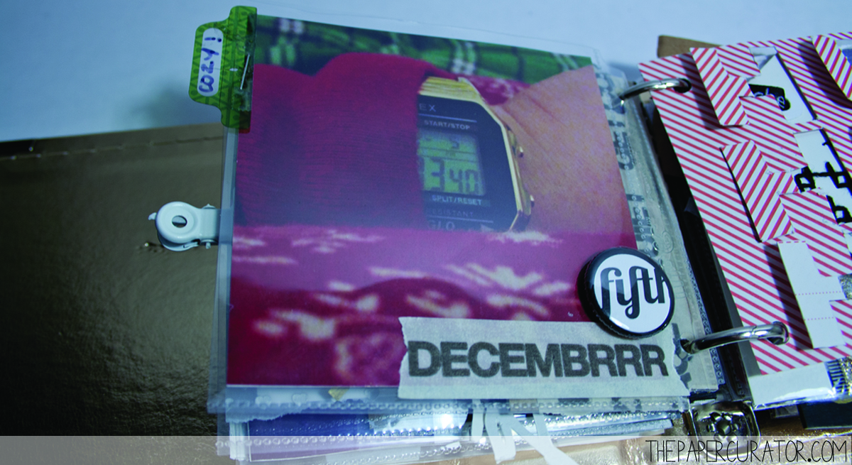 DECEMBER 5TH | 25 DAYS OF CHRISTMAS MINI ALBUM/ DECEMBER DAILY WEEK NO. 1 | THE PAPER CURATOR