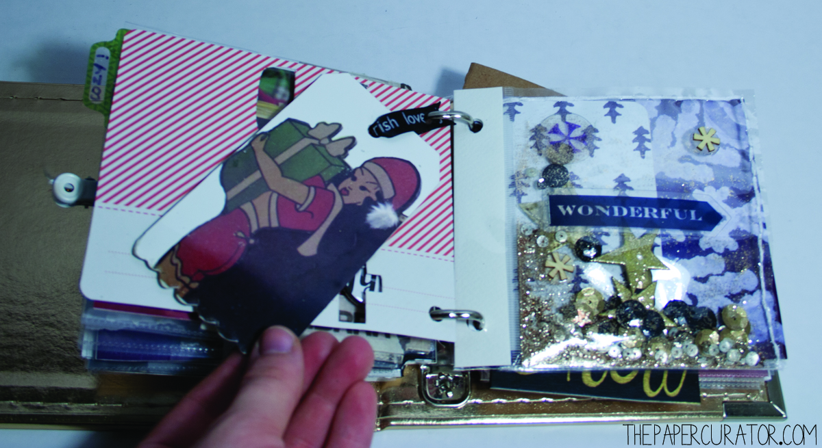 DECEMBER 6TH | 25 DAYS OF CHRISTMAS MINI ALBUM/ DECEMBER DAILY WEEK NO. 1 | THE PAPER CURATOR