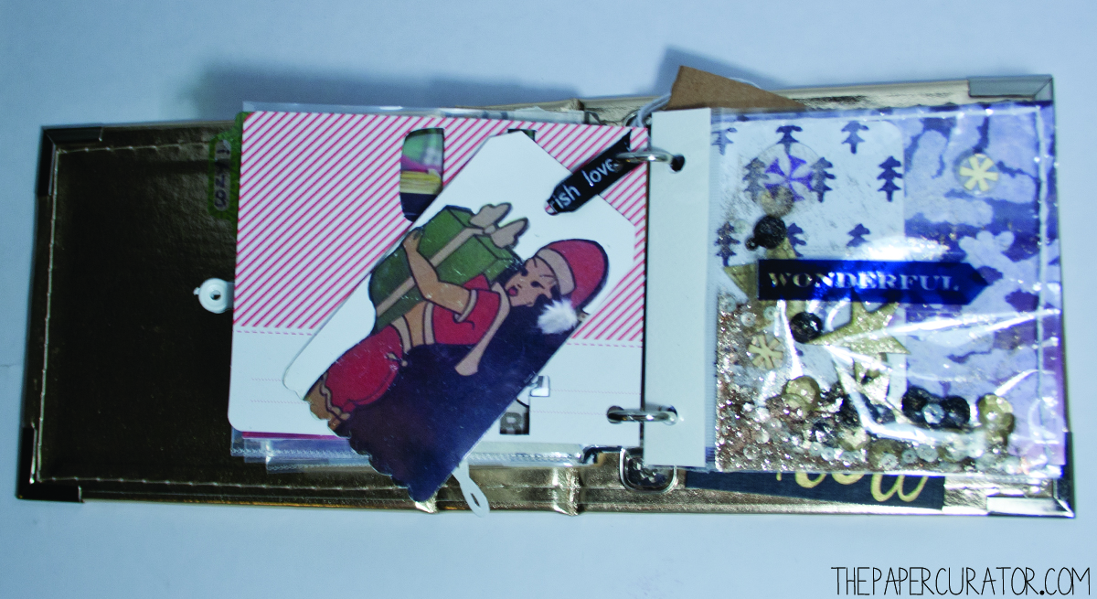DECEMBER 6TH | 25 DAYS OF CHRISTMAS MINI ALBUM/ DECEMBER DAILY WEEK NO. 1 | THE PAPER CURATOR