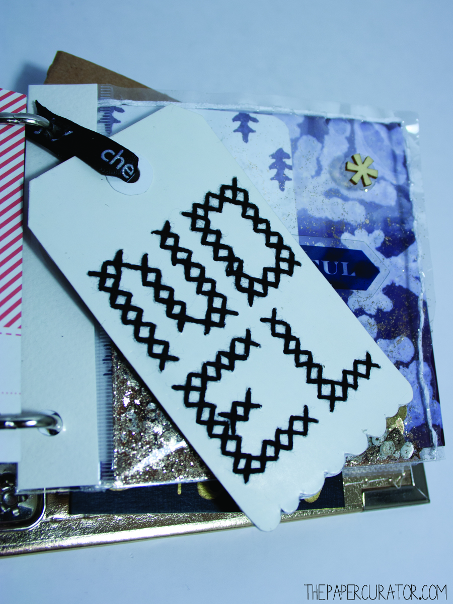 DECEMBER 6TH | 25 DAYS OF CHRISTMAS MINI ALBUM/ DECEMBER DAILY WEEK NO. 1 | THE PAPER CURATOR