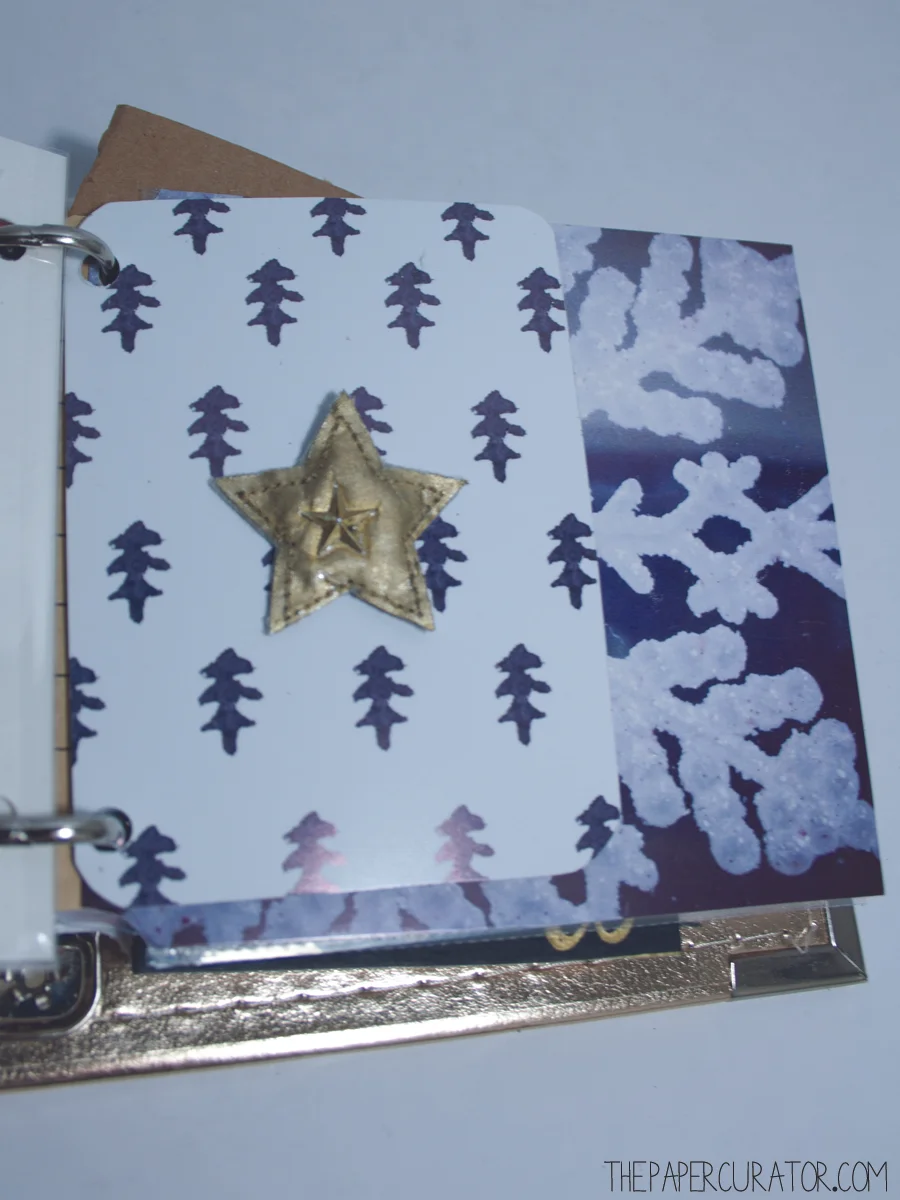 DECEMBER 6TH | 25 DAYS OF CHRISTMAS MINI ALBUM/ DECEMBER DAILY WEEK NO. 1 | THE PAPER CURATOR