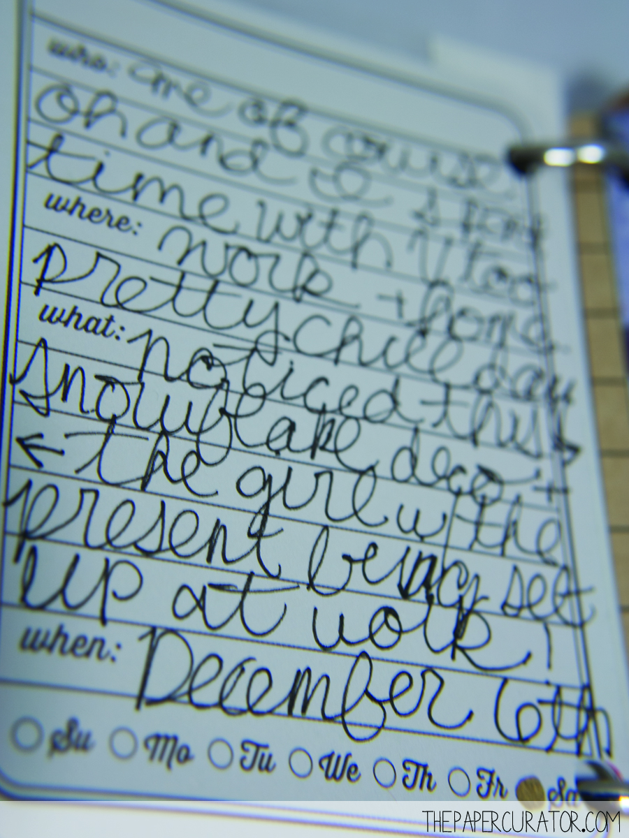 DECEMBER 6TH | 25 DAYS OF CHRISTMAS MINI ALBUM/ DECEMBER DAILY WEEK NO. 1 | THE PAPER CURATOR