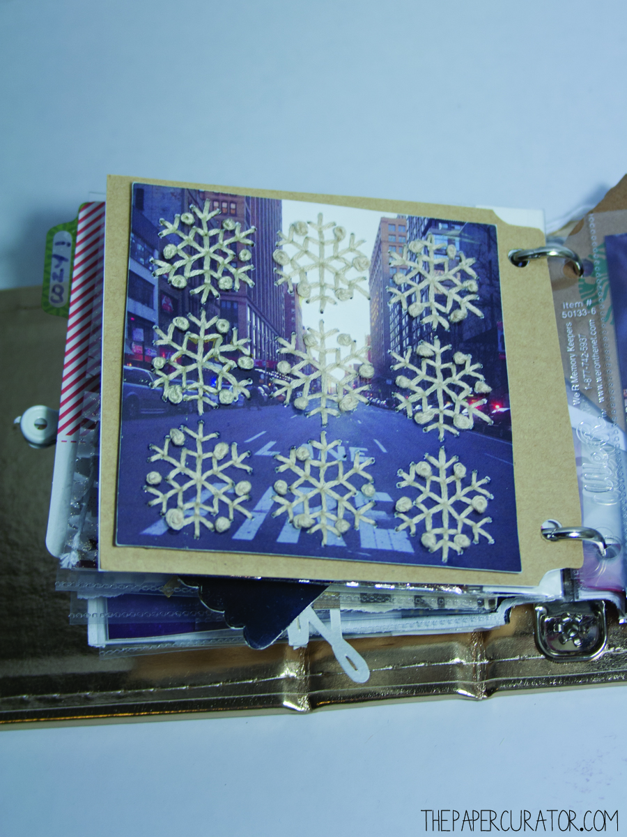 DECEMBER 7TH | 25 DAYS OF CHRISTMAS MINI ALBUM/ DECEMBER DAILY WEEK NO. 1 | THE PAPER CURATOR