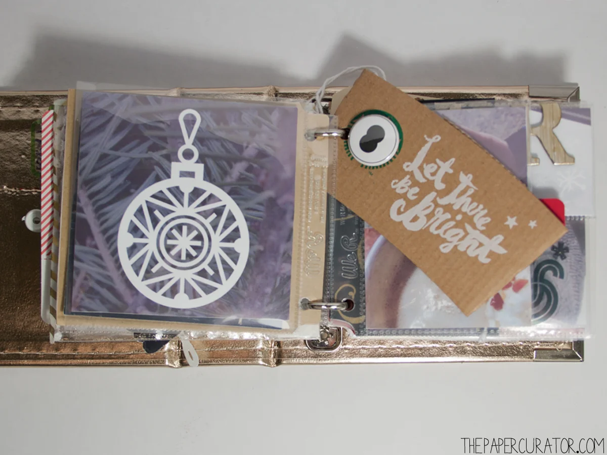 DECEMBER 8TH | 25 DAYS OF CHRISTMAS MINI ALBUM/ DECEMBER DAILY WEEK NO. 2 | THE PAPER CURATOR