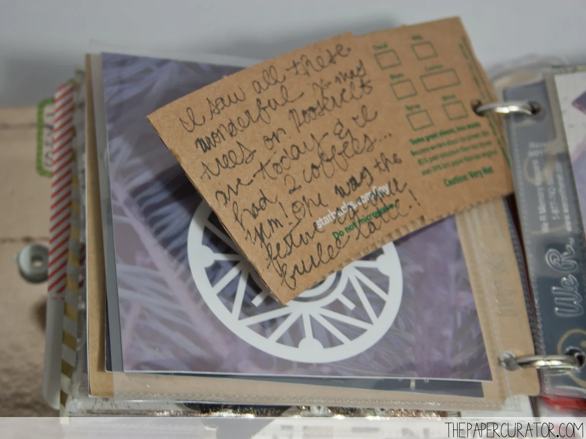 DECEMBER 8TH | 25 DAYS OF CHRISTMAS MINI ALBUM/ DECEMBER DAILY WEEK NO. 2 | THE PAPER CURATOR