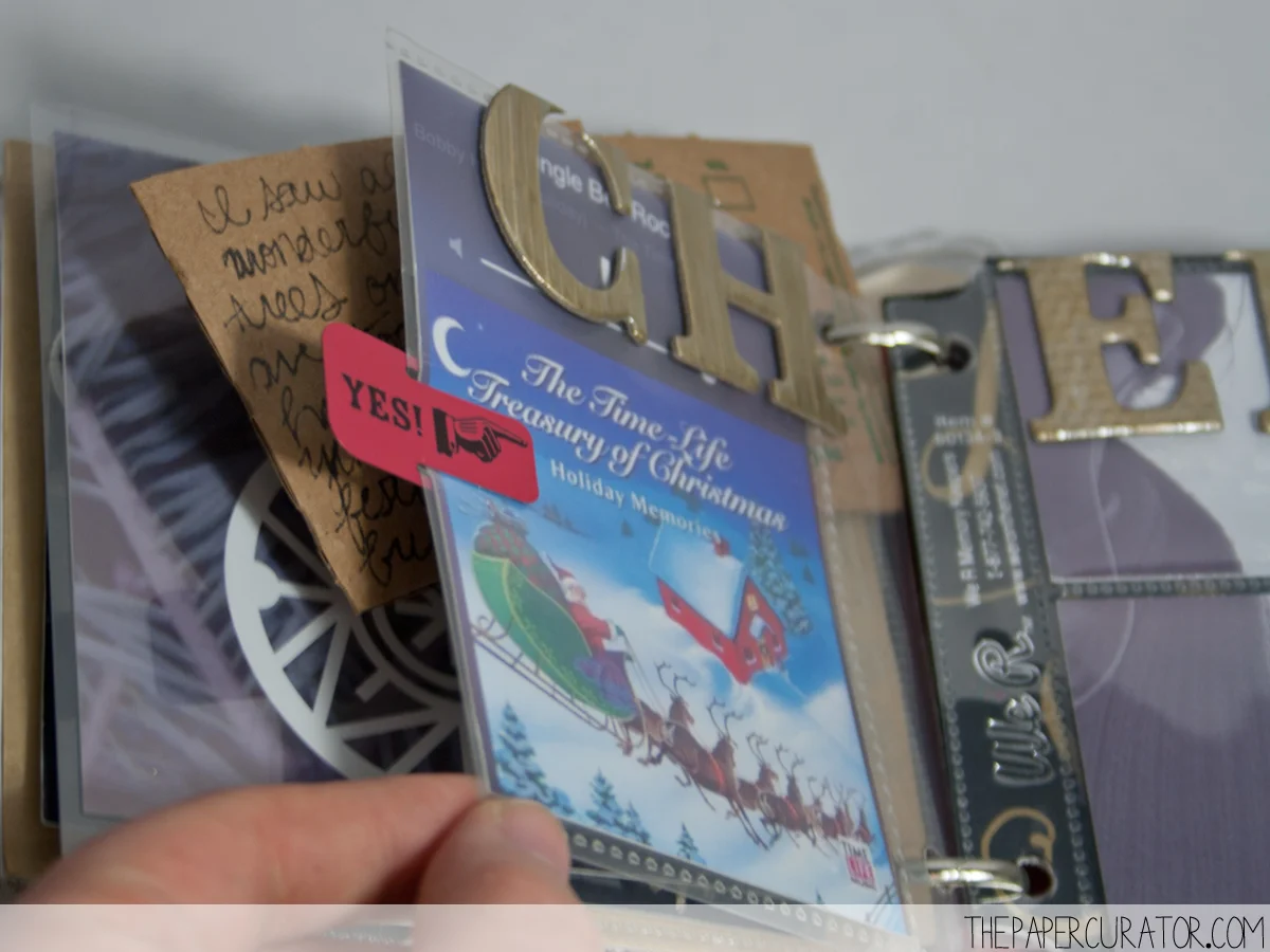 DECEMBER 9TH | 25 DAYS OF CHRISTMAS MINI ALBUM/ DECEMBER DAILY WEEK NO. 2 | THE PAPER CURATOR