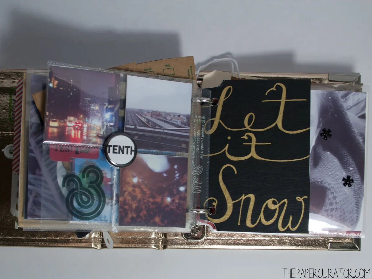 DECEMBER 10TH | 25 DAYS OF CHRISTMAS MINI ALBUM/ DECEMBER DAILY WEEK NO. 2 | THE PAPER CURATOR