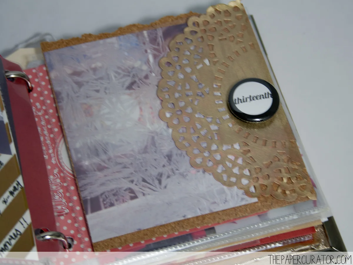 DECEMBER 13TH | 25 DAYS OF CHRISTMAS MINI ALBUM/ DECEMBER DAILY WEEK NO. 2 | THE PAPER CURATOR