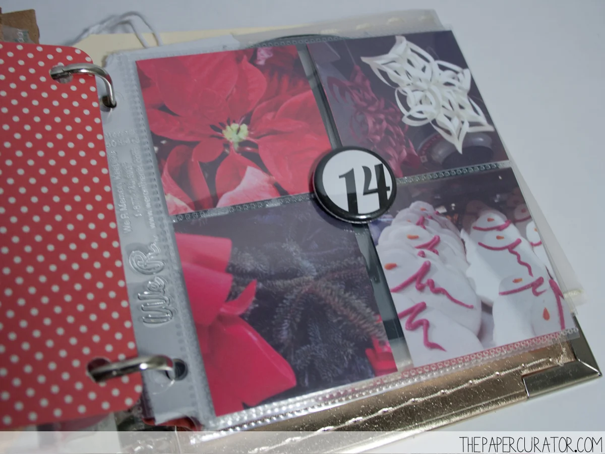 DECEMBER 14TH | 25 DAYS OF CHRISTMAS MINI ALBUM/ DECEMBER DAILY WEEK NO. 2 | THE PAPER CURATOR