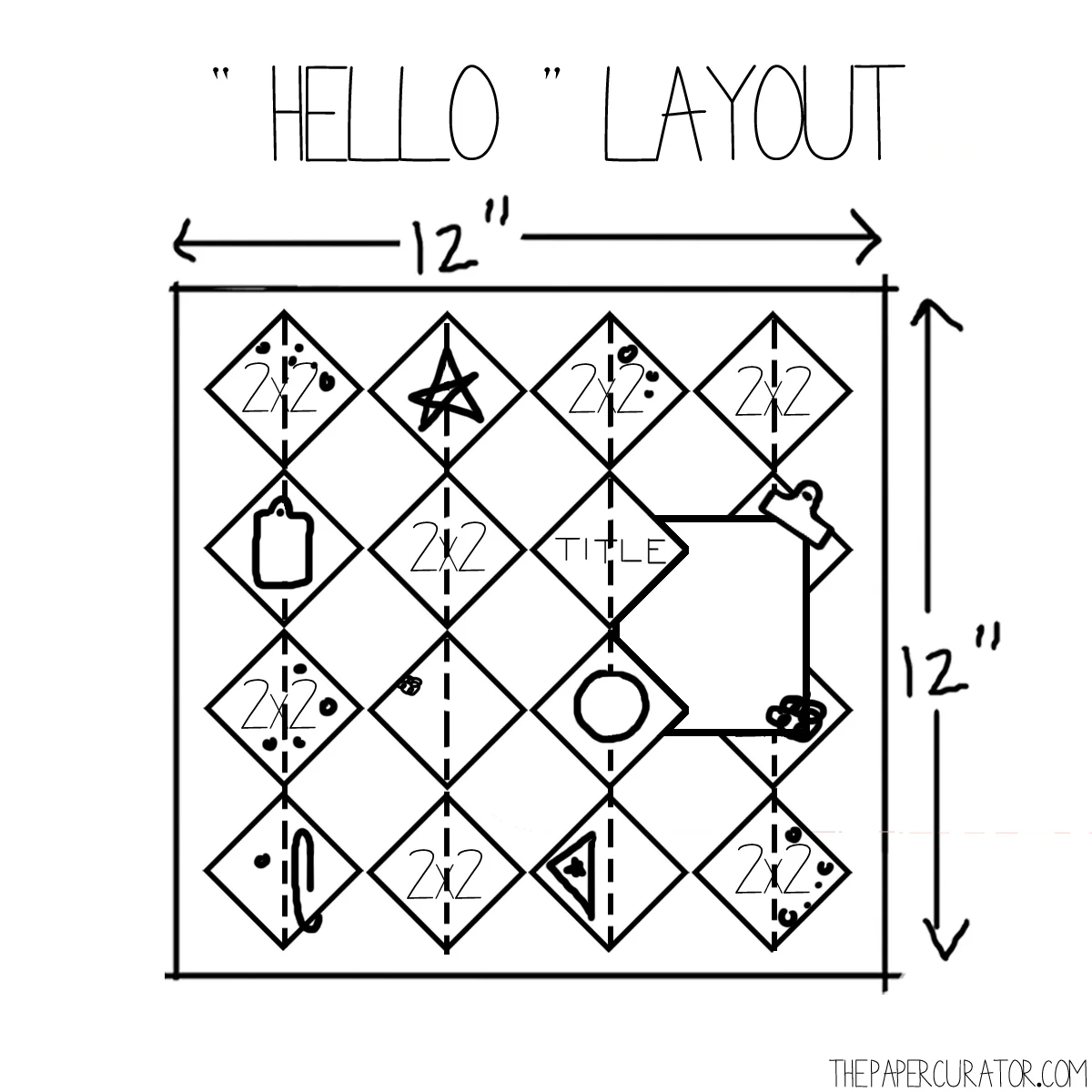 "HELLO" FOR SUNDAY SKETCH SERIES NO. 4 | THE PAPER CURATOR