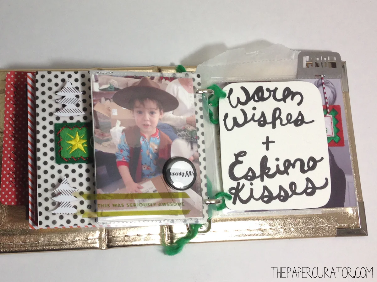 DECEMBER 25TH | 25 DAYS OF CHRISTMAS MINI ALBUM/ DECEMBER DAILY WEEK NO. 4 | THE PAPER CURATOR