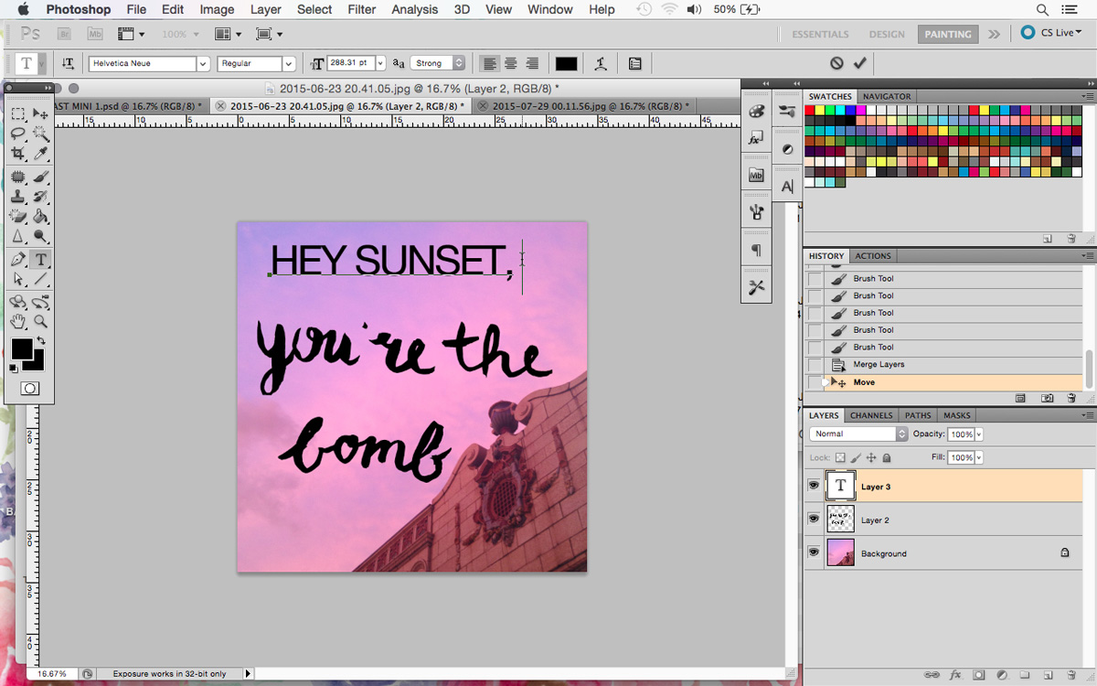 FAST + FABULOUS SPREADS WITH SCRIPT OVERLAYS | THE PAPER CURATOR