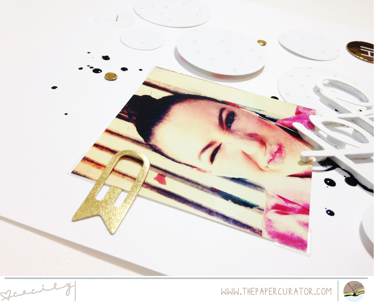 WEEKLY SKETCH WITH 'XOXO' SCRAPBOOK LAYOUT | THE PAPER CURATOR