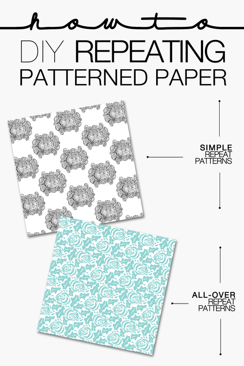 HOW TO  CREATE YOUR OWN REPEATING PATTERNED PAPER — The Paper Curator