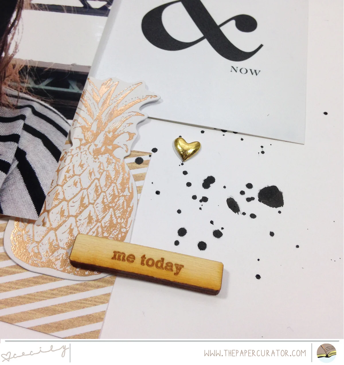 TIME SAVING TIPS WITH 'HERE & NOW' SCRAPBOOK LAYOUT | THE PAPER CURATOR