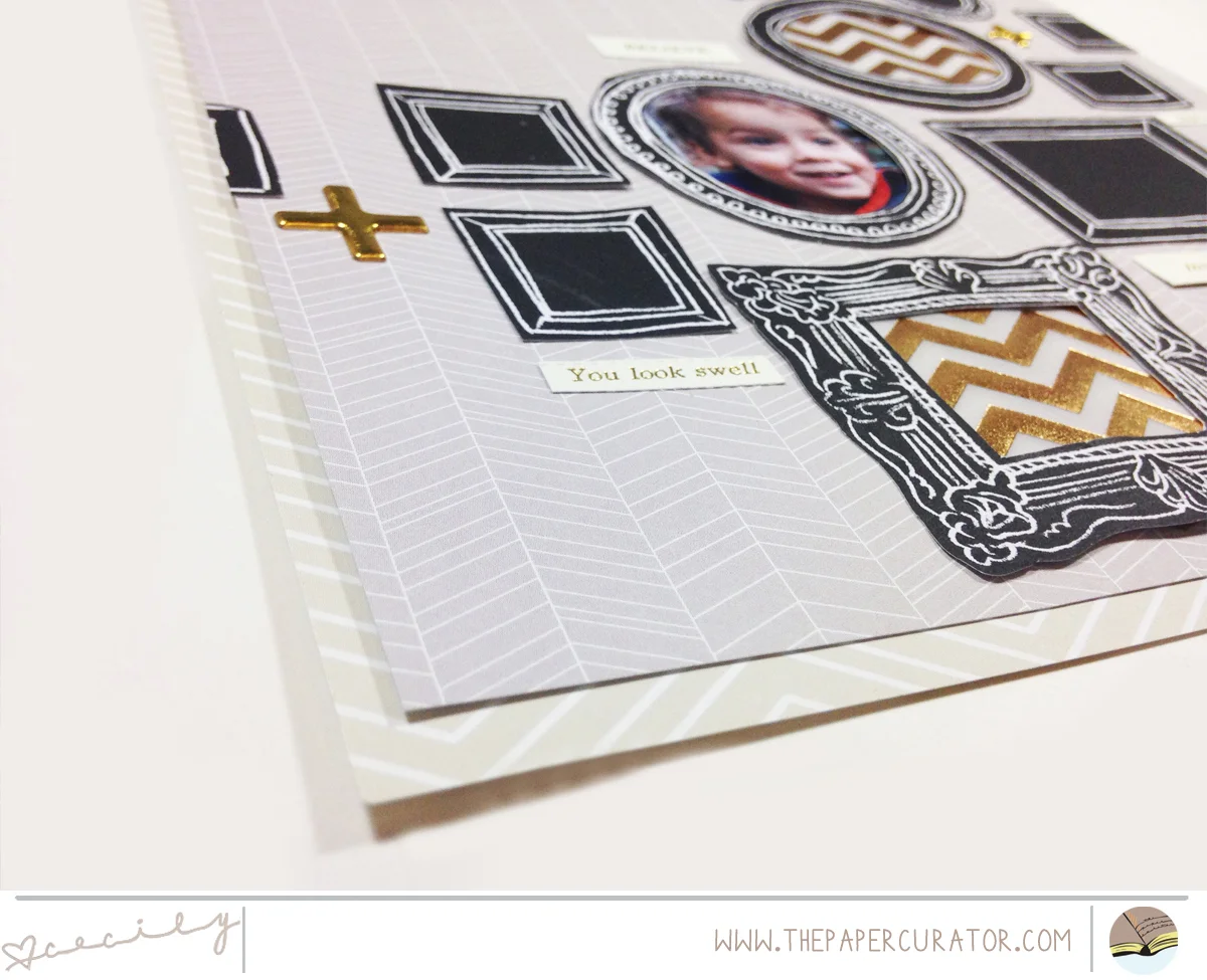 WEEKLY SCRAPBOOK SKETCH WITH SUNDAY SKETCH SERIES NO.40 | THE PAPER CURATOR