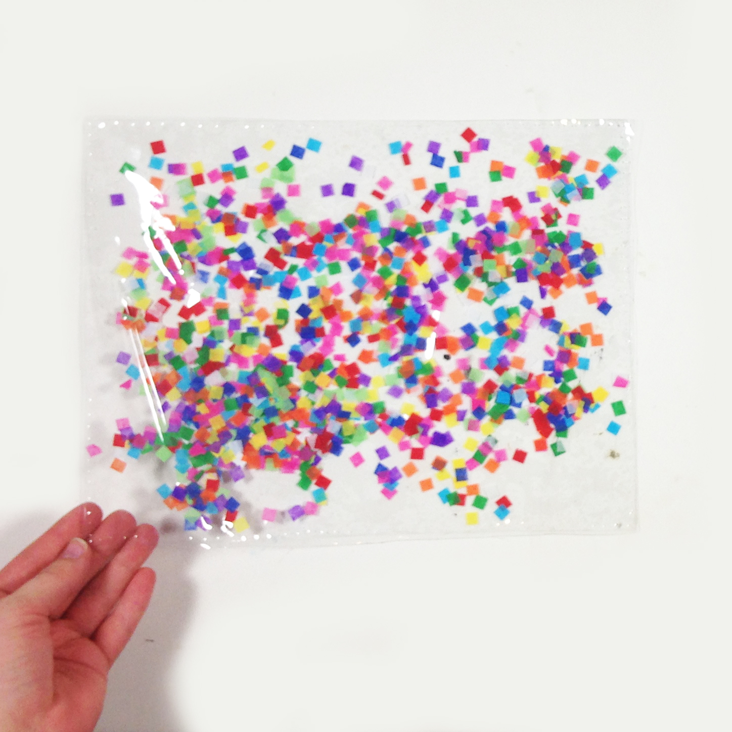 DIY CONFETTI PENCIL CASE — The Paper Curator