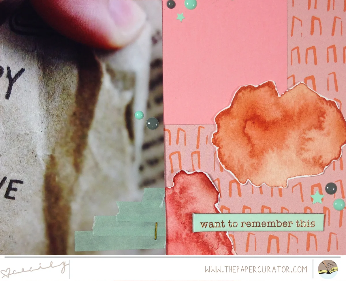 USING A KIT'S COLOR PALETTE TO CREATE A QUICK LAYOUT | THE PAPER CURATOR