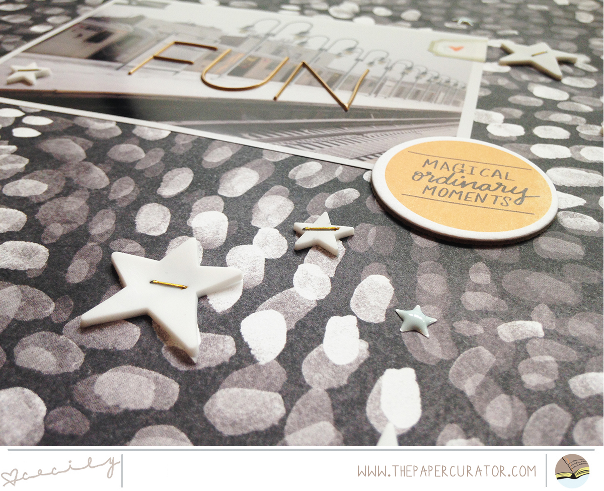 SUNDAY SKETCH SERIES NO. 49 WITH 'FUN' SCRAPBOOK LAYOUT | THE PAPER CURATOR