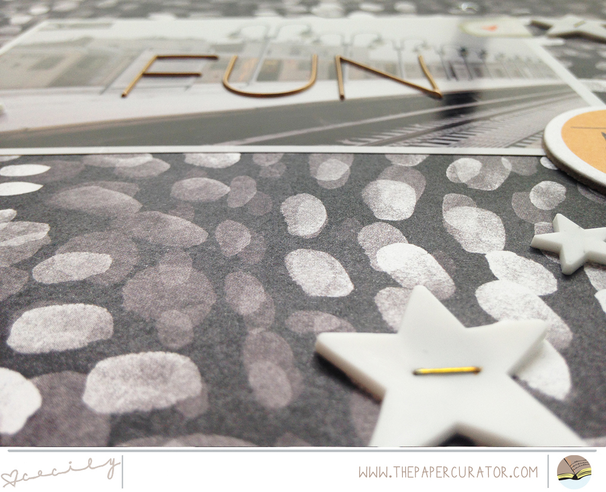 SUNDAY SKETCH SERIES NO. 49 WITH 'FUN' SCRAPBOOK LAYOUT | THE PAPER CURATOR