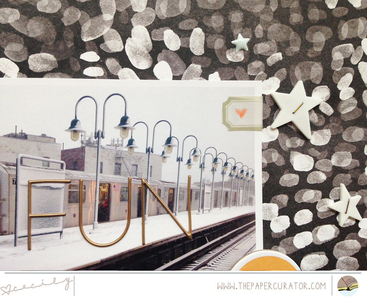 SUNDAY SKETCH SERIES NO. 49 WITH 'FUN' SCRAPBOOK LAYOUT | THE PAPER CURATOR