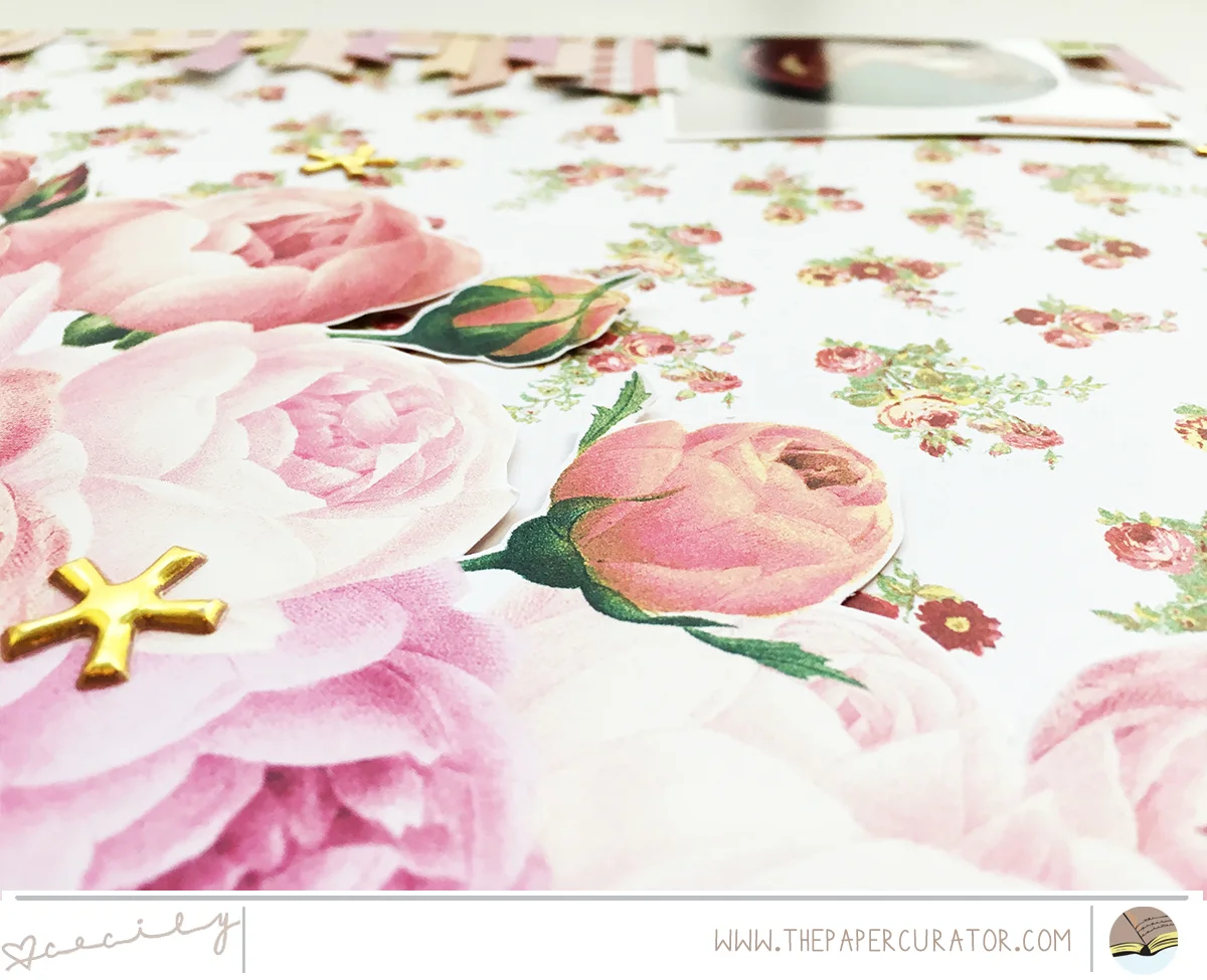 SUNDAY SKETCH SERIES NO. 50 WITH 'HAPPY' SCRAPBOOK LAYOUT | THE PAPER CURATOR
