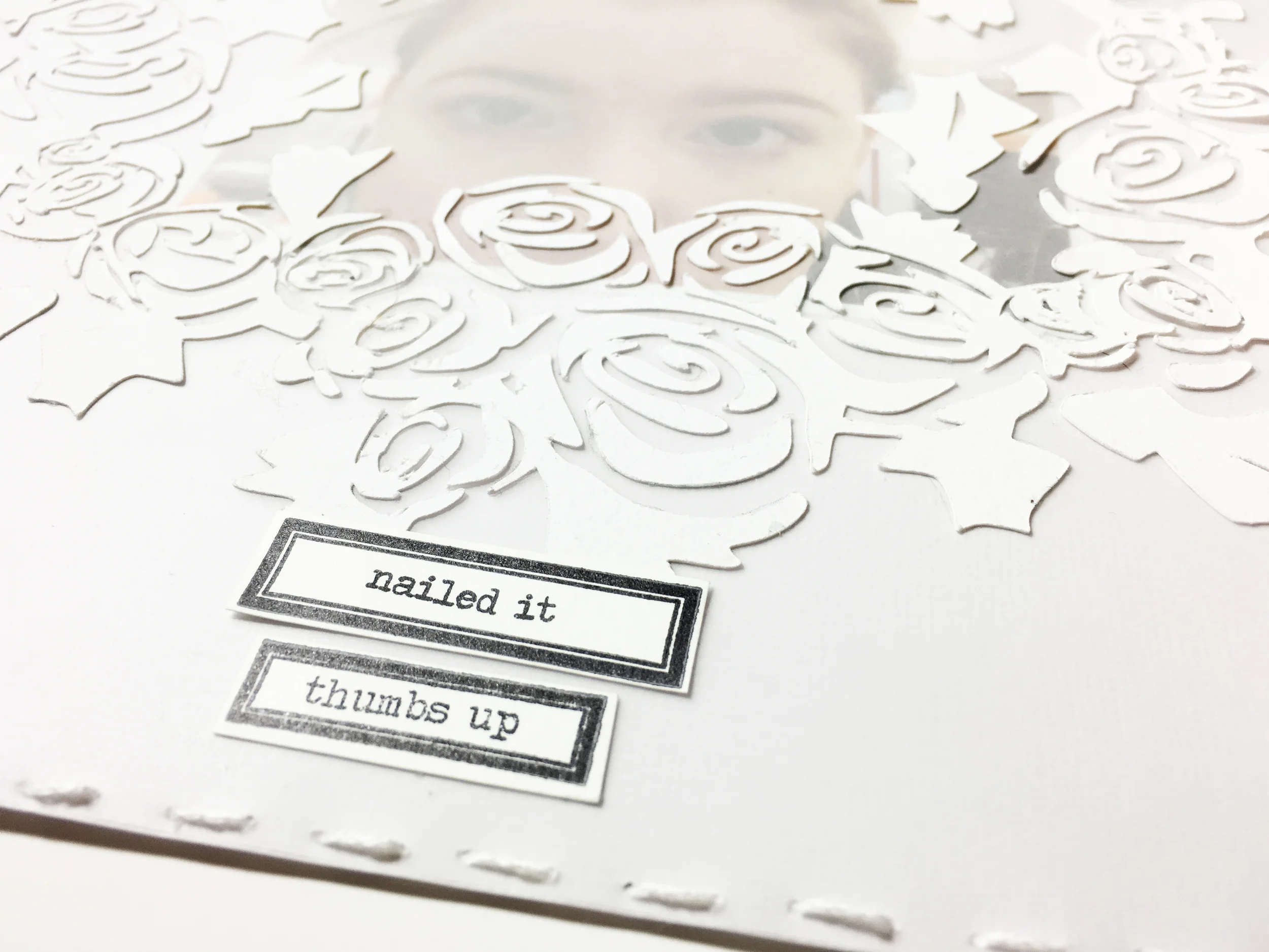 Kellie Stamps May Release with "Nailed It" Scrapbook Layout | The Paper Curator