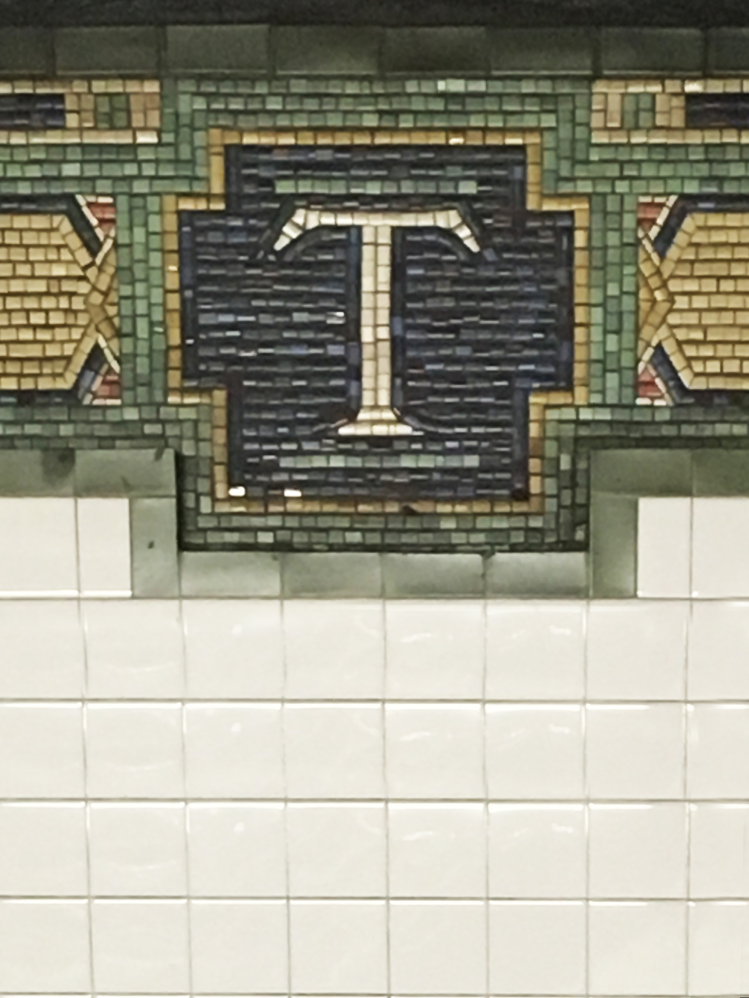 The beautiful tile work in all the subway stations always makes me wonder how long it took them to make and why we don't value craftsmanship like that anymore