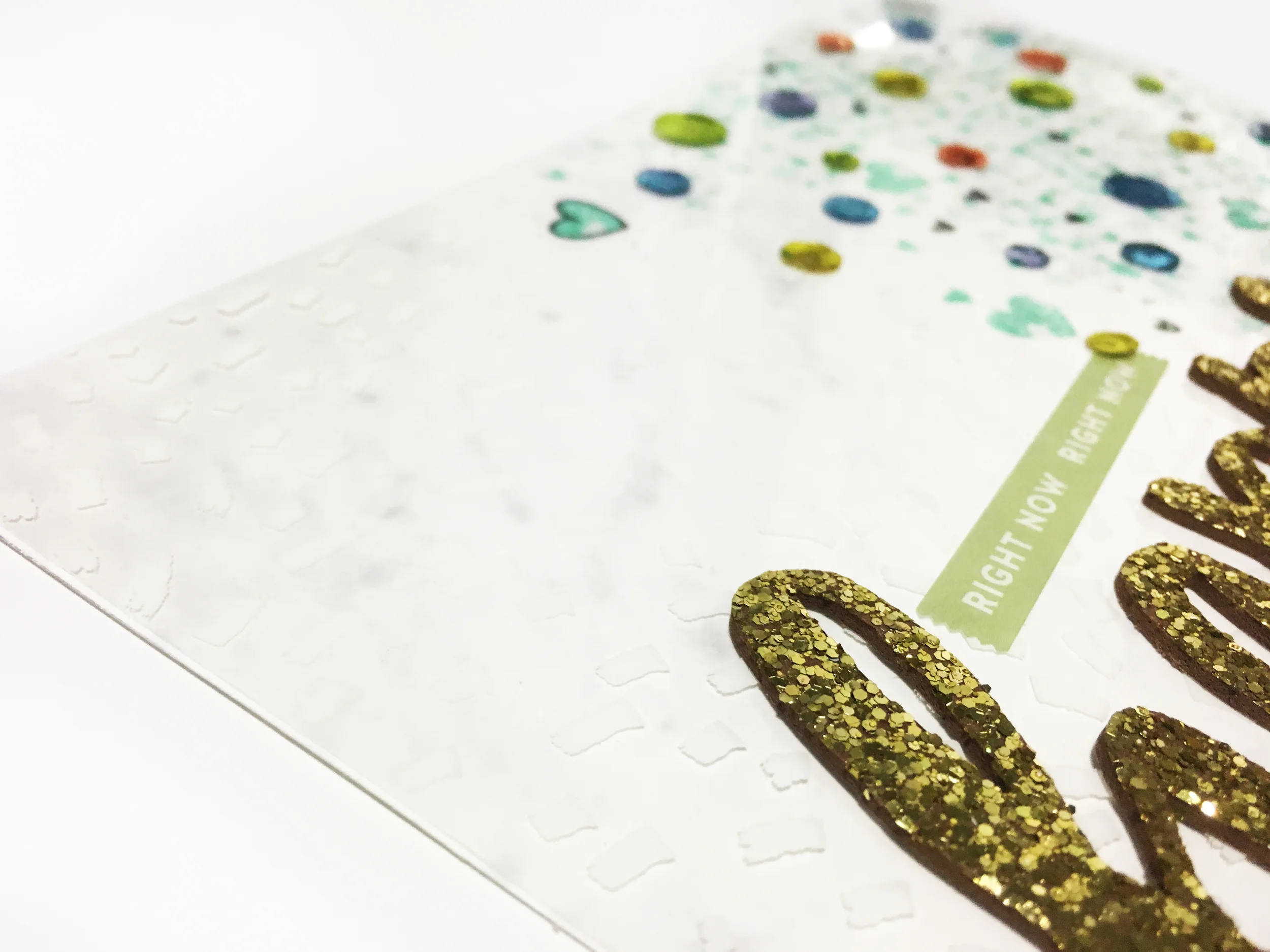 'Happy Right Now' Scrapbook Layout | The Paper Curator