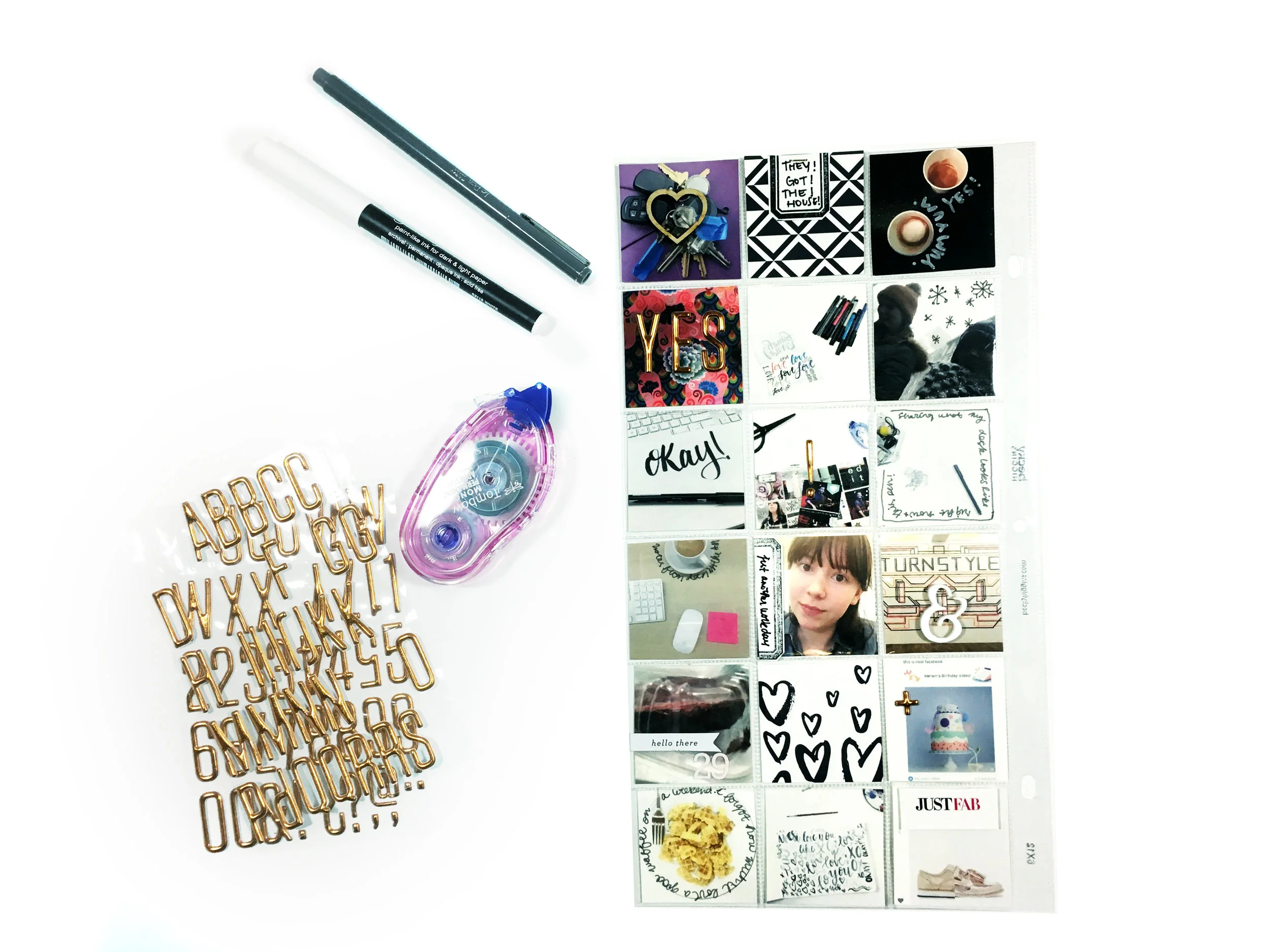 February Kit Sneaks | Project Life Page | The Paper Curator