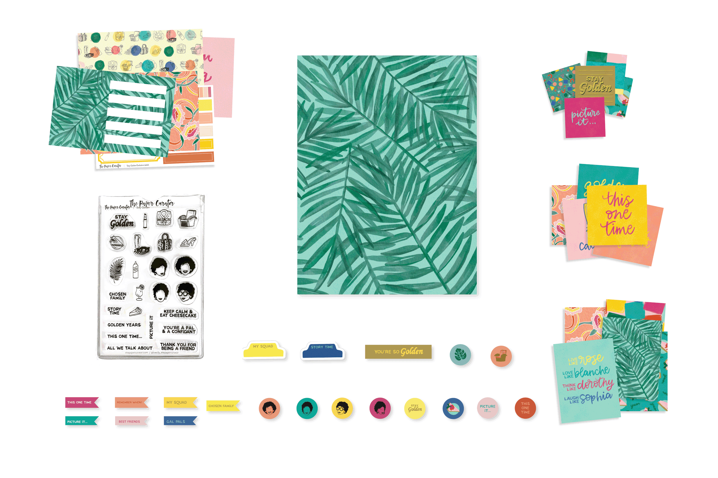 Meet Stay Golden Scrapbook Kit — The Paper Curator