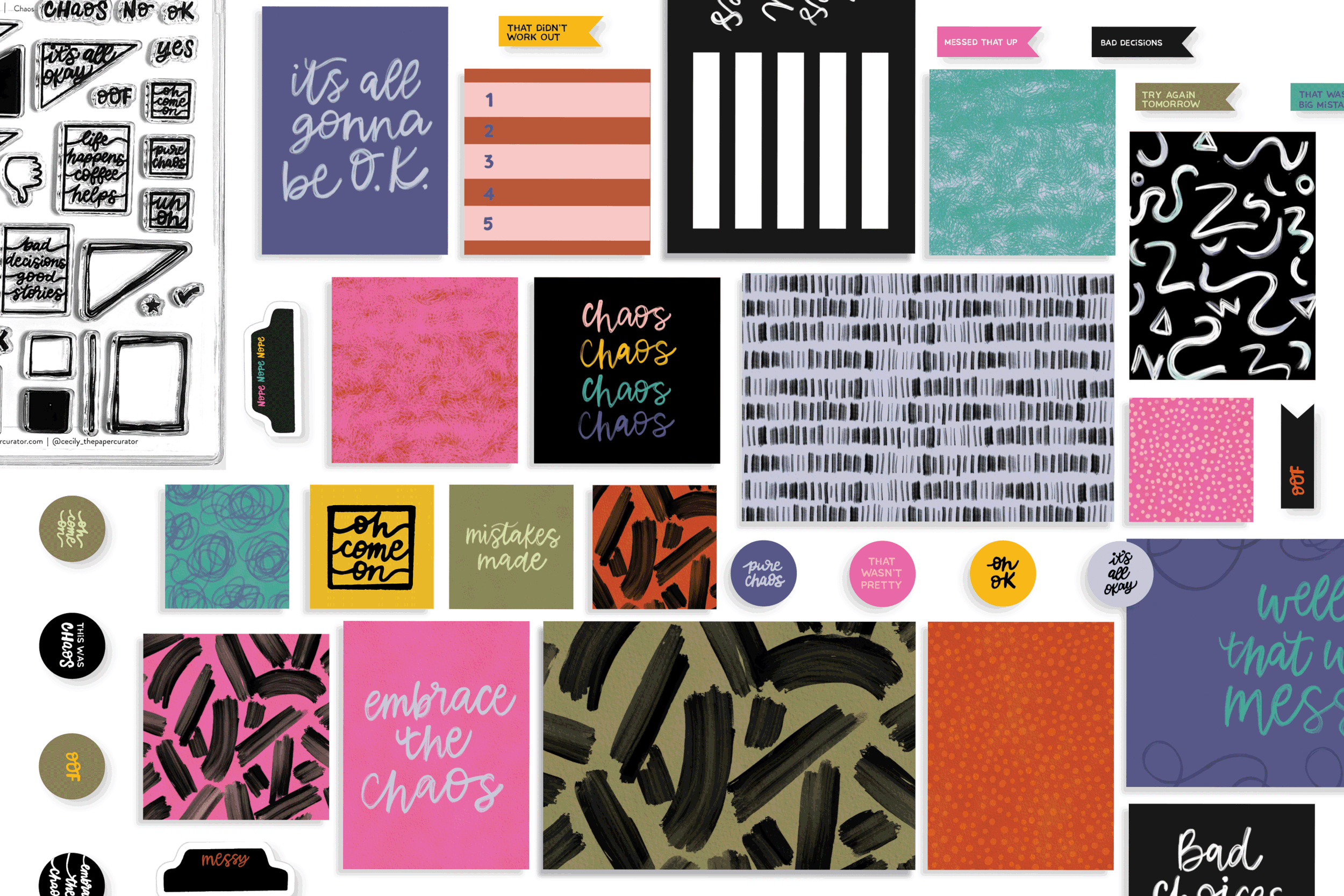 Chaos Scrapbook Kit The Paper Curator chaos-scrapbook-kit-the-paper-curator