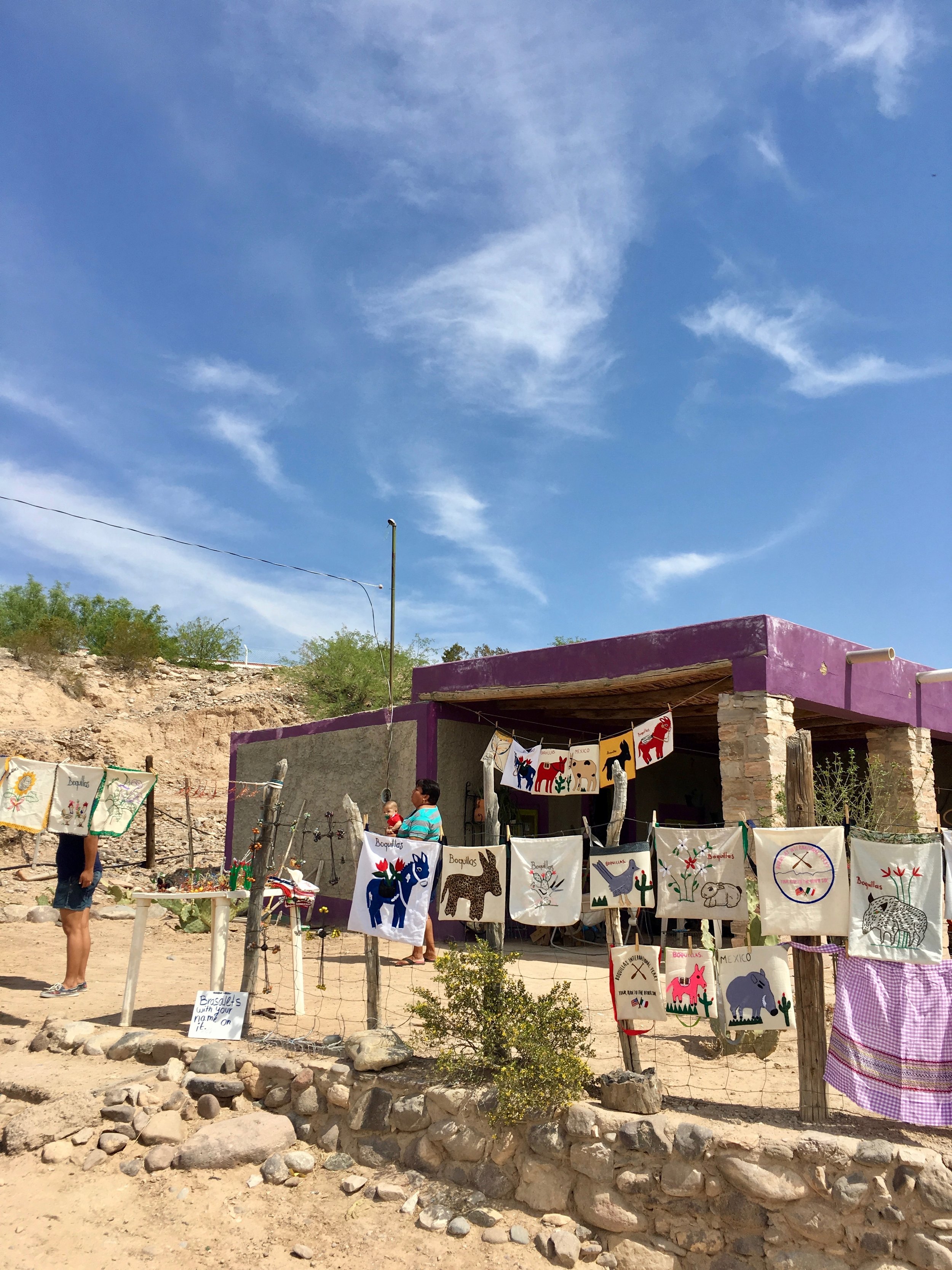  Boquillas is a tourist town and these are its souvenirs. &nbsp; 