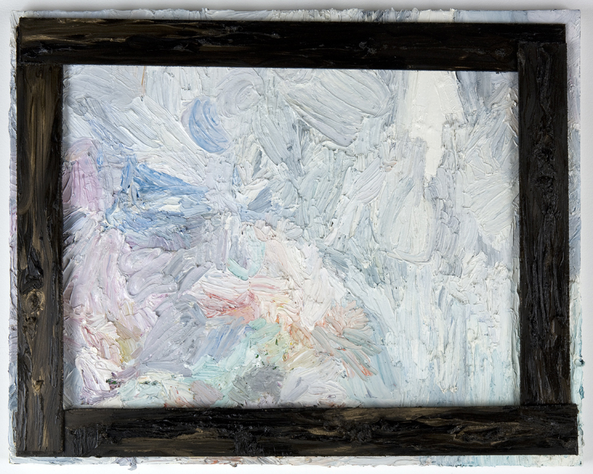 Mal Yer May, 2009 Oil and wood on canvas 22 x 28 inches
