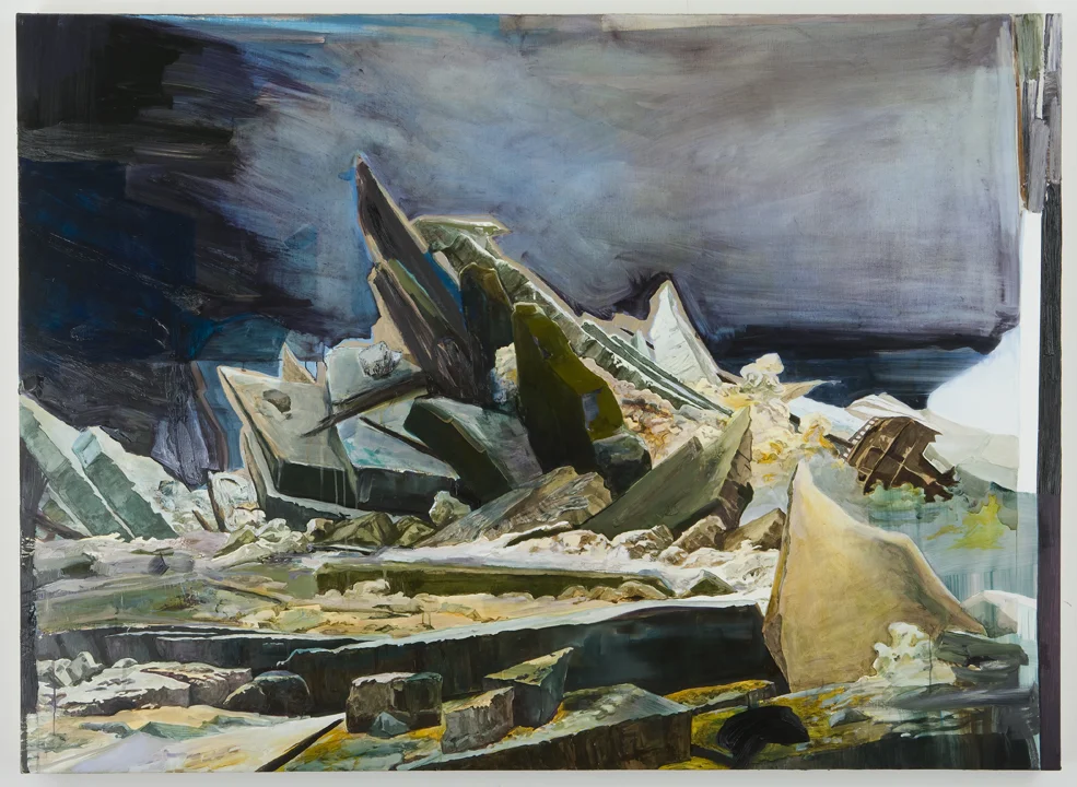 Shipwreck (After Caspar David Friedrich), 2009 Oil on canvas 45 x 63 inches