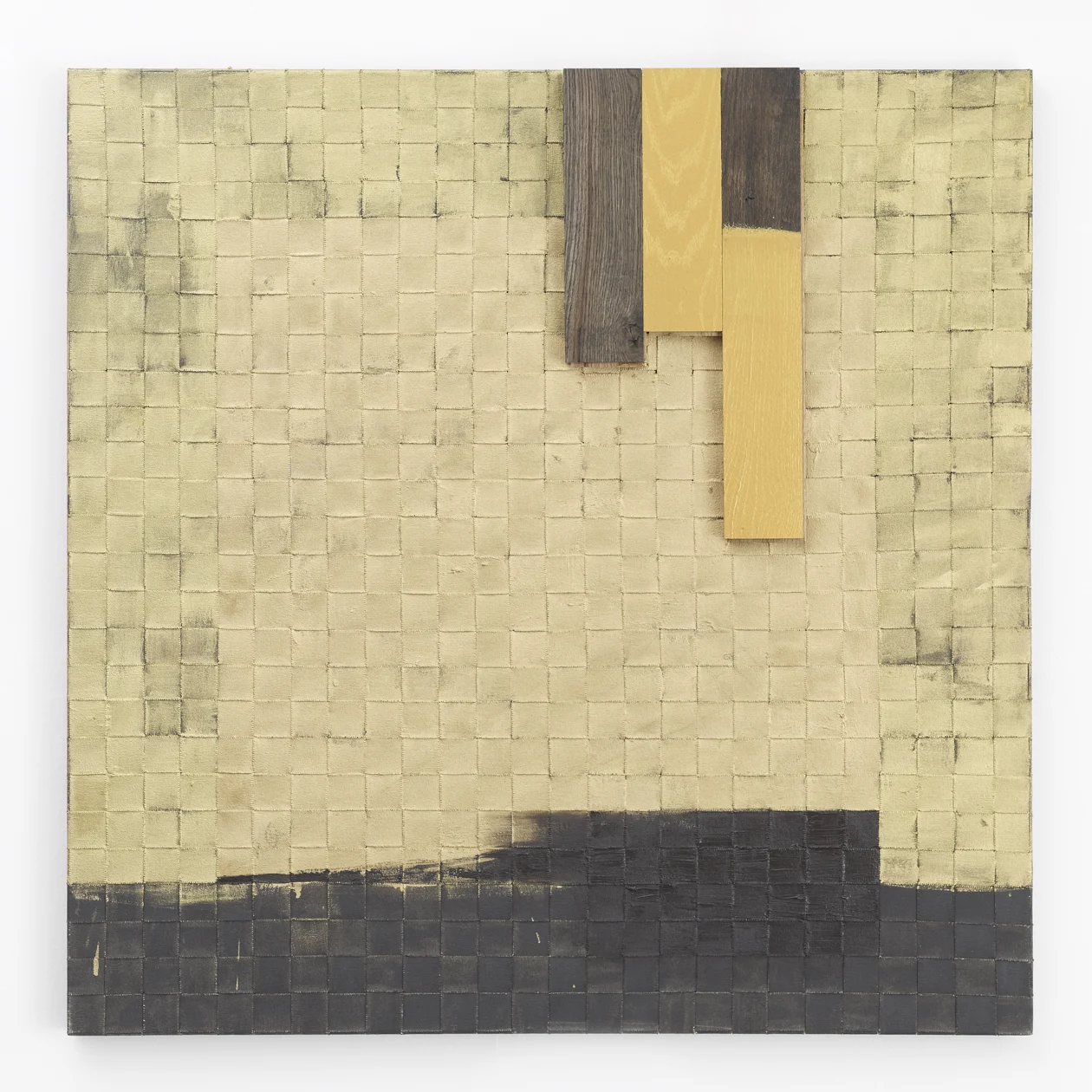 The Jazz Age, 2012 Oil, canvas, and wood 40 x 40 inches