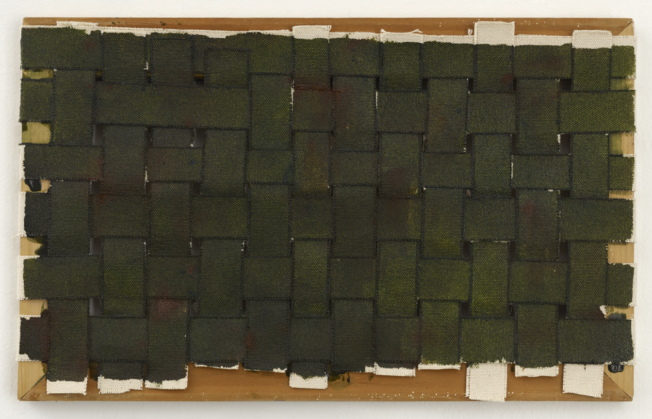 Walden, 2010} Acrylic and canvas on wood 10 x 16 inches