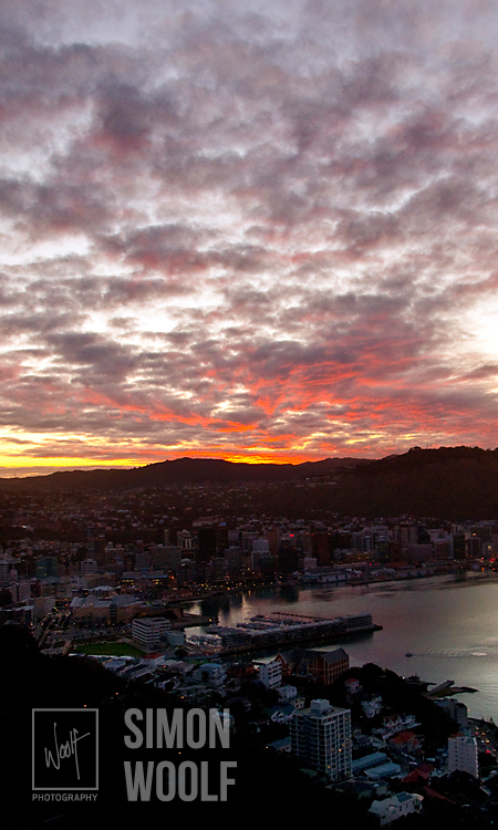 #3191, Sunset Over Wellington