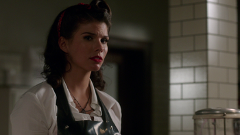 Supernatural Kudos to guest actress Sarah Troyer for bringing real personality to Athena – I think we were all rooting for her (both to survive and to dump that crappy boyfriend)...