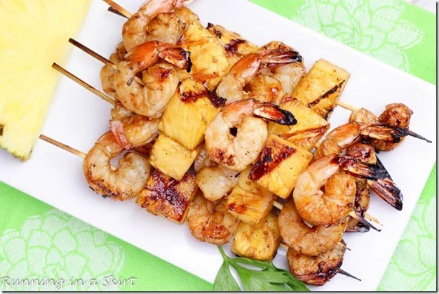 Grilled Shrimp & Pineapple Kabobs