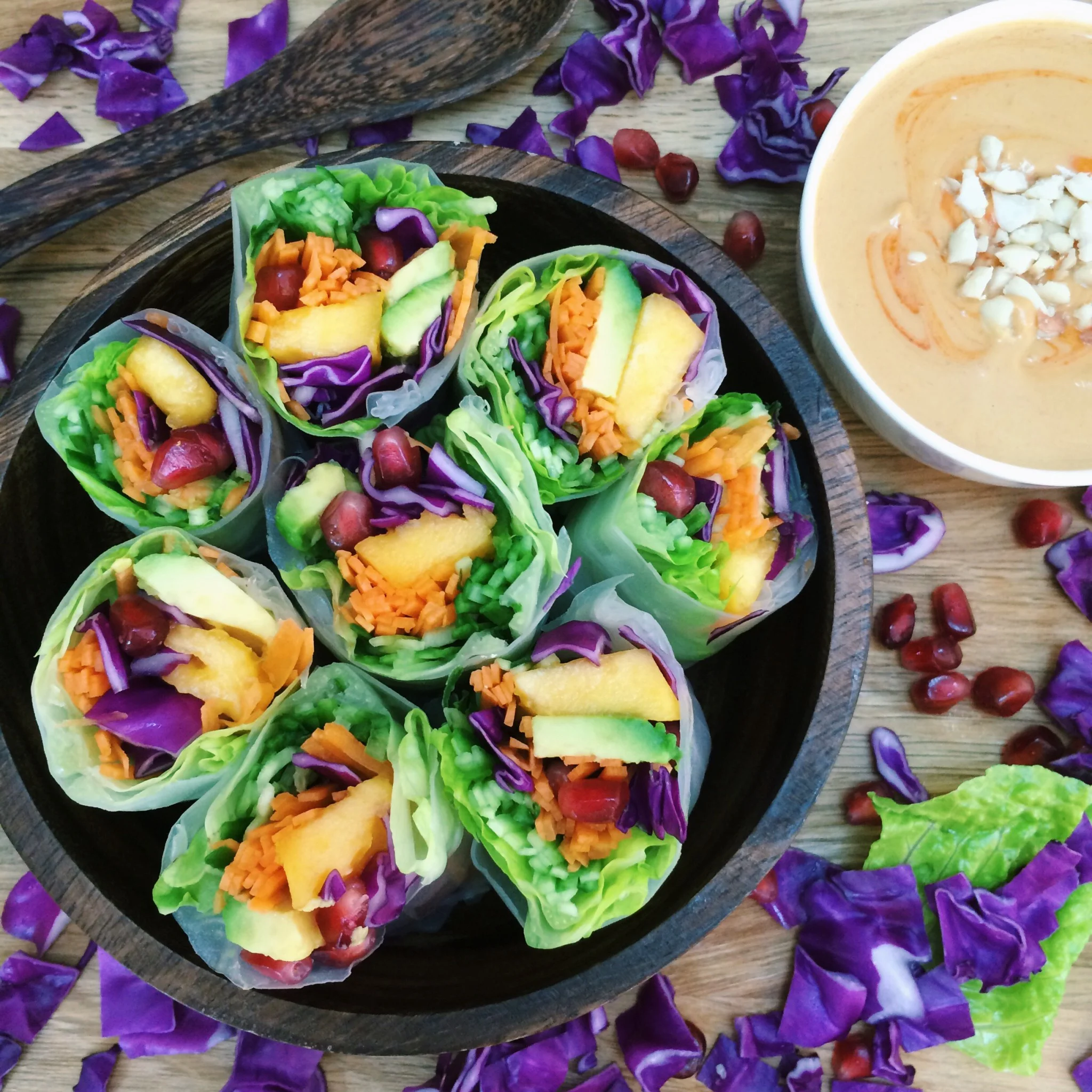 Rainbow Summer Rolls